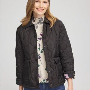 Chico’s Women's Black Quilted Jacket